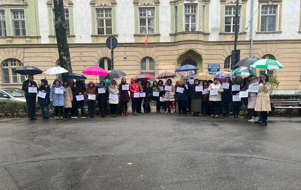 protest DSP Sibiu