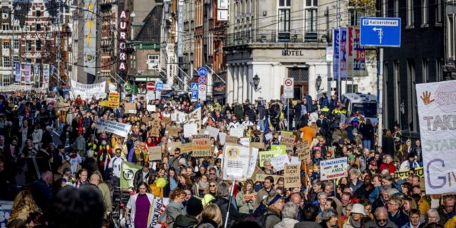 protest clima amsterdam