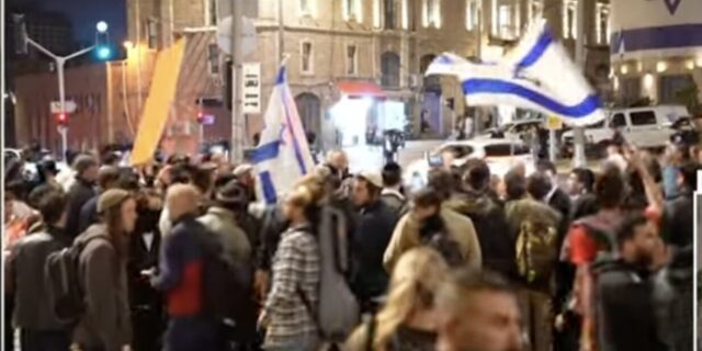 protest Ierusalim extrema dreapta