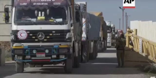 camioane cu ajutoare Gaza, ajutoare umanitare fasia gaza