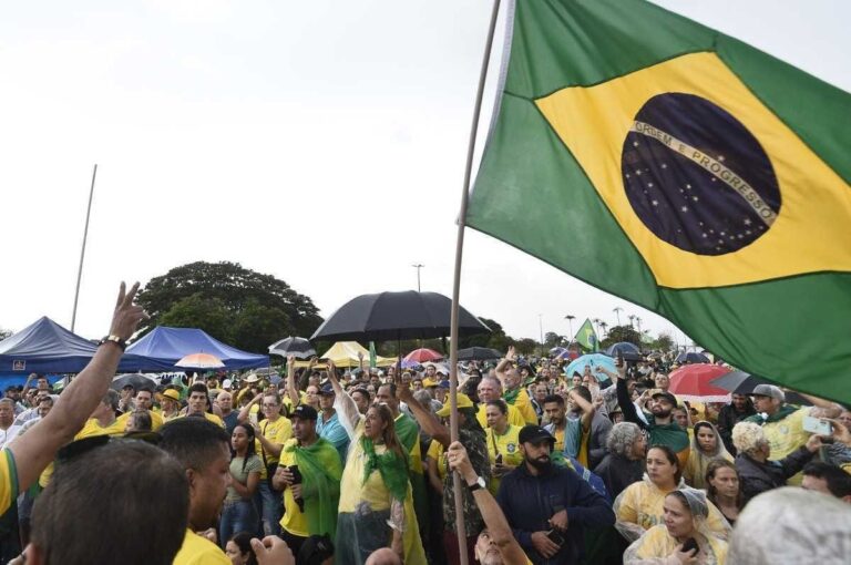 brazilia, demonstratie. populatie metisata