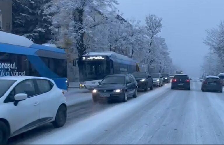 trafic blocat mures, iarnă, polei, zăpadă