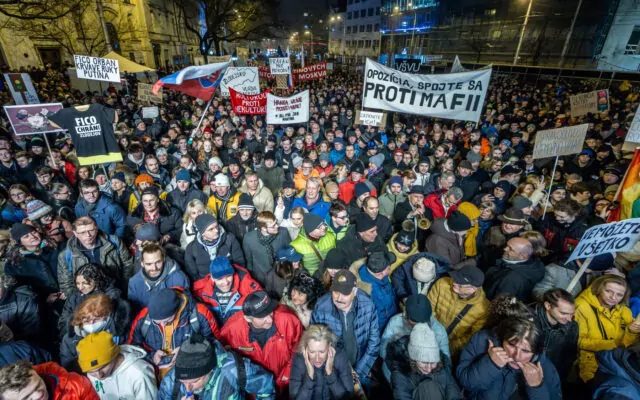 slovacia protest coruptie fico