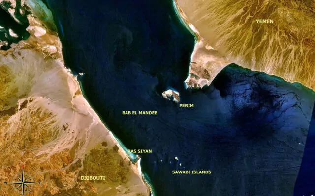 yemen, marea rosie, oceanul indian, stramtoarea, Bab el-Mandeb, bab al-mandeb bab el mandeb, bab al mandeb, rebeli houthi, ruta maritima, transport global maritim