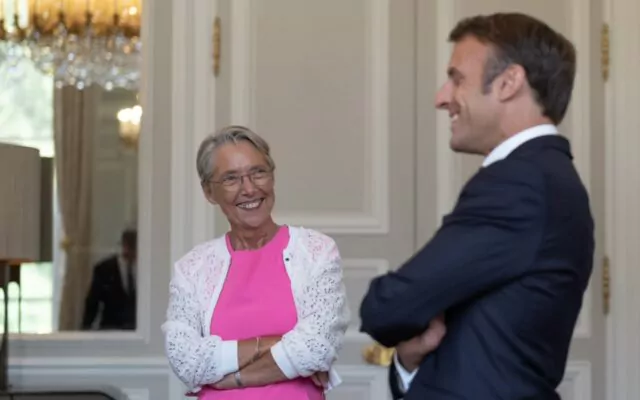 Elisabeth Bornei Emmanuel Macron