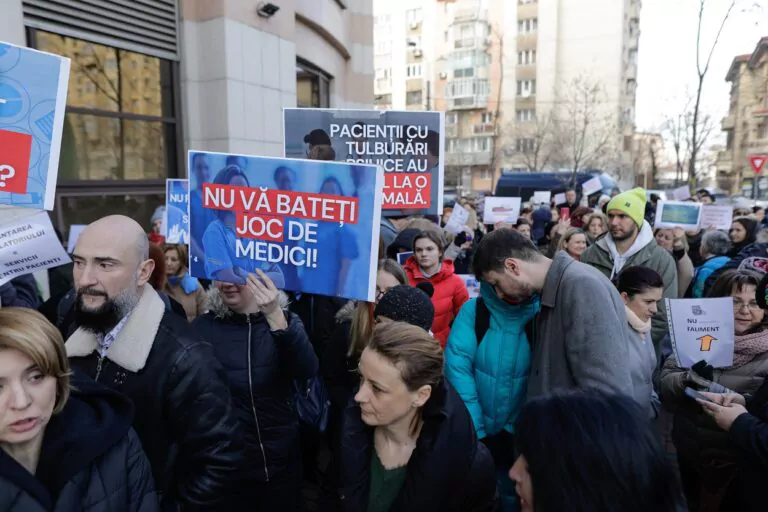 Protest medici de familie Bucuresti