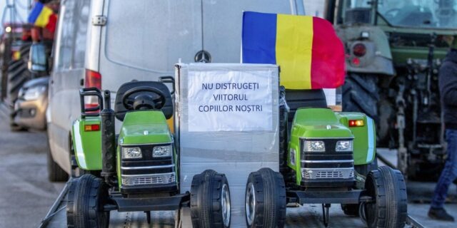 agricultura fermieri tractor protest afumati vama siret, transportatori