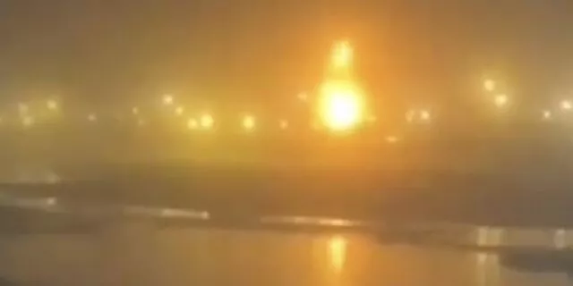 Incendiu terminal gaz Rusia