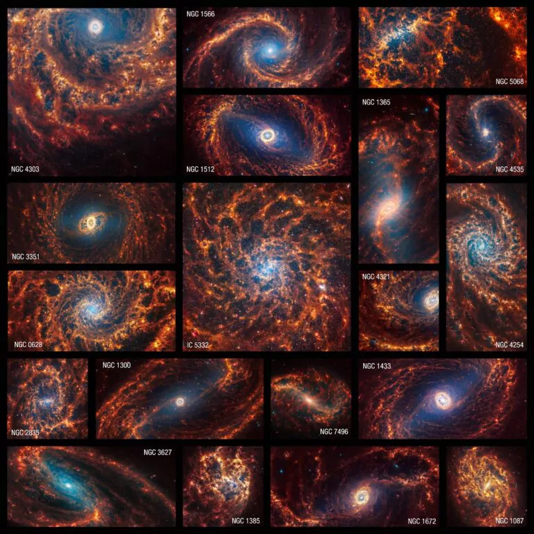 galaxii spirala, telescopul James Webb