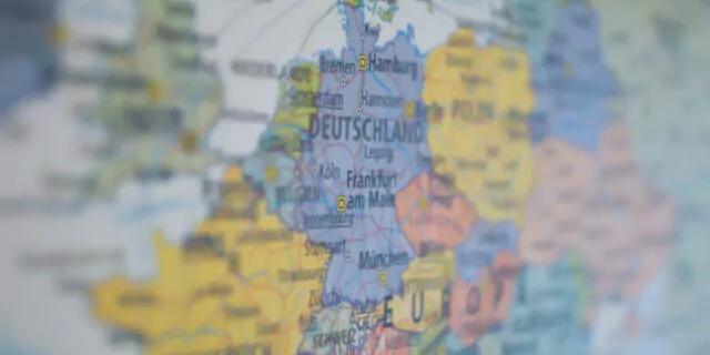 hartă germania europa