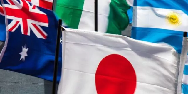 japonia steaguri diplomatie afaceri externe