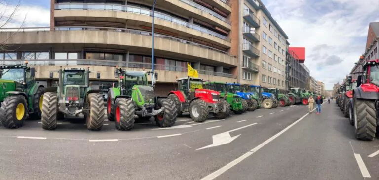 protest fermieri belgieni