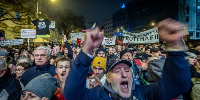 protest slovacia fico