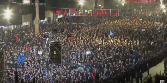 protest in Albania