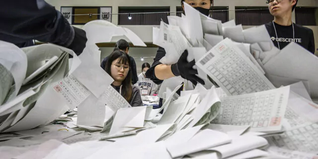 coreea de sud alegeri vot buletine de vot