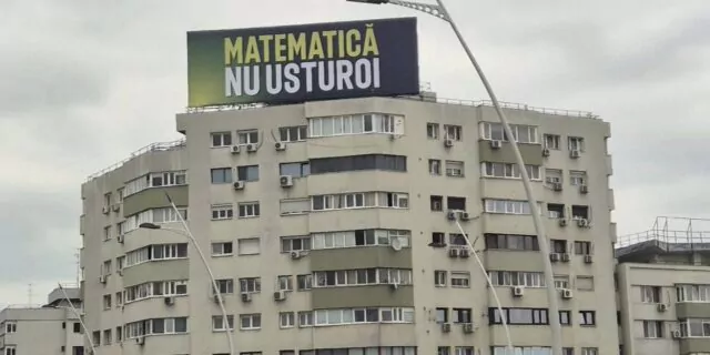 banner nicusor dan - Matematică Nu usturoi