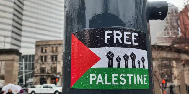 Proteste pro palestina anti israel in SUA